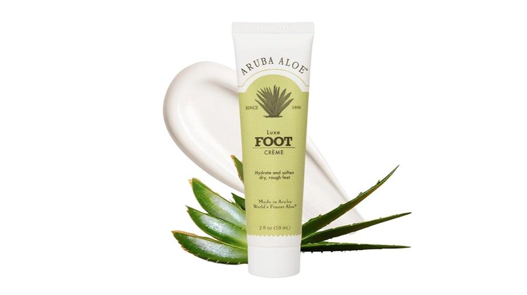 luxurious aloe foot moisturizer