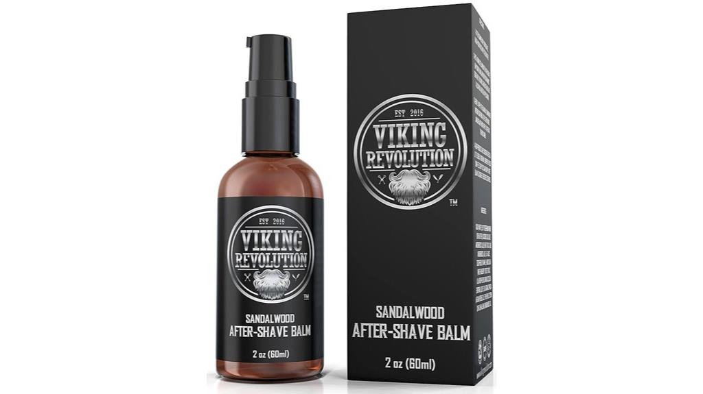luxurious sandalwood scented viking aftershave
