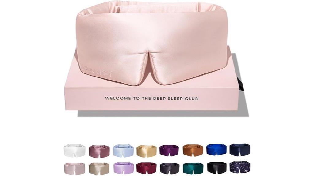 luxury silk sleep mask