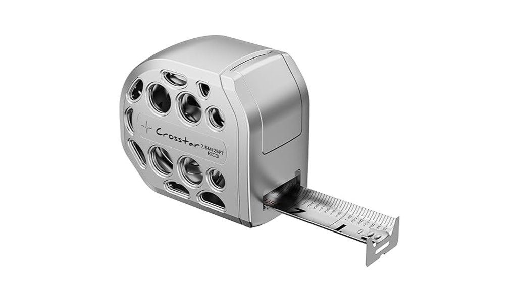 magnetic self locking stainless steel tape measure