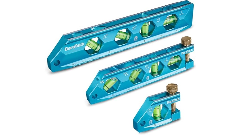 magnetic torpedo level tool set