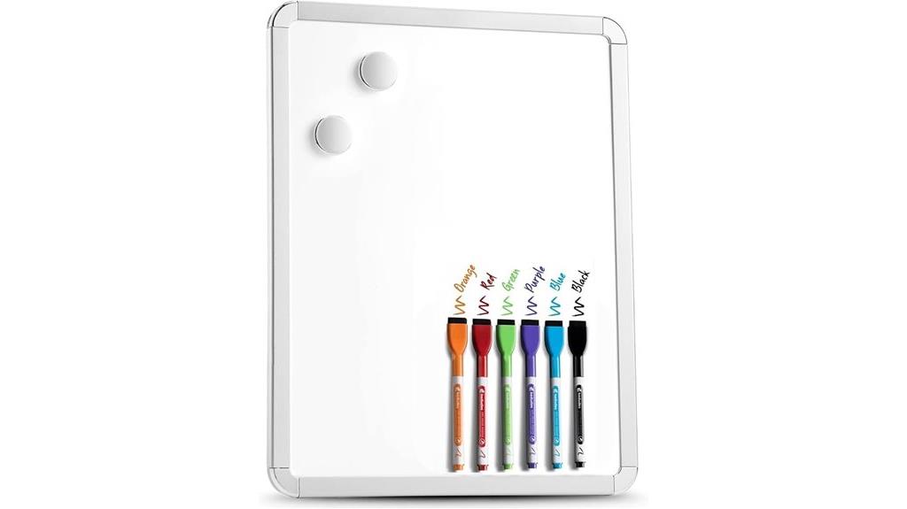 magnetic white board set