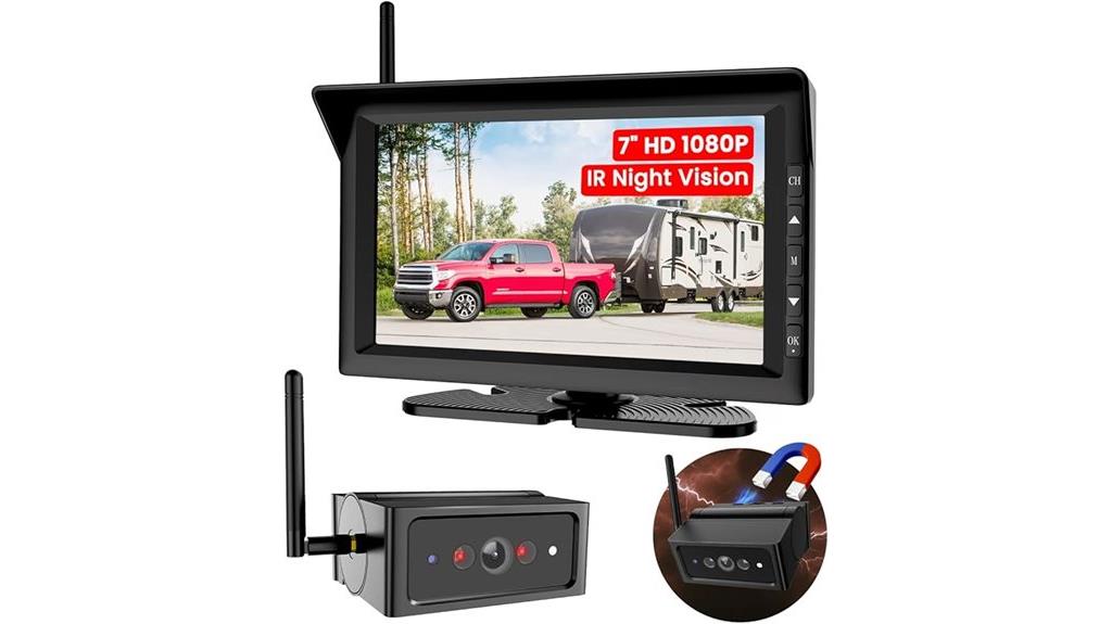 magnetic wireless backup camera