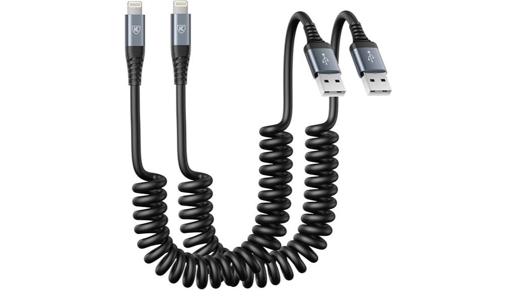 mfi certified iphone charging cables