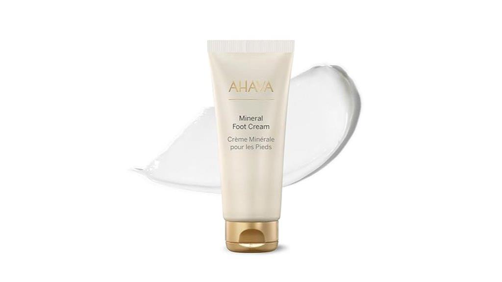 mineral foot cream for dry soles