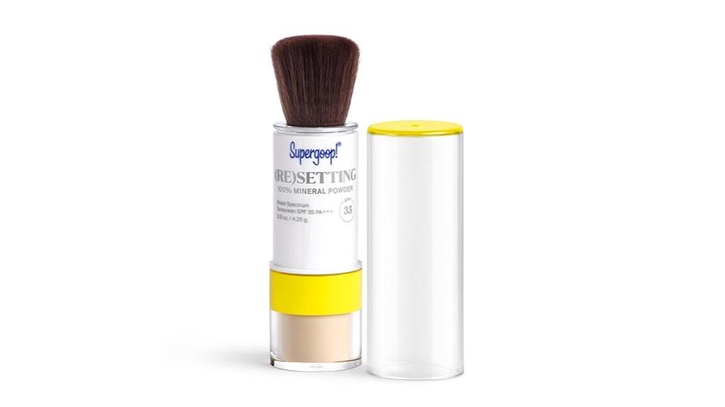 mineral sunscreen setting powder