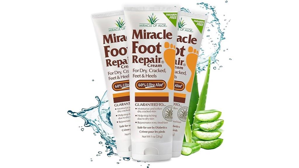miracle foot repair cream with ultraaloe