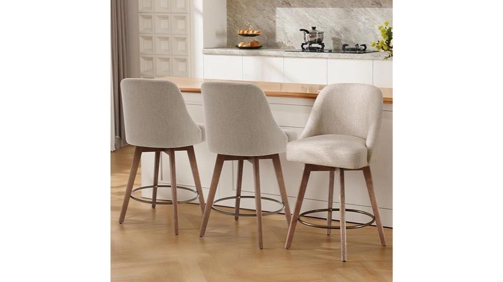 modern swivel bar stools