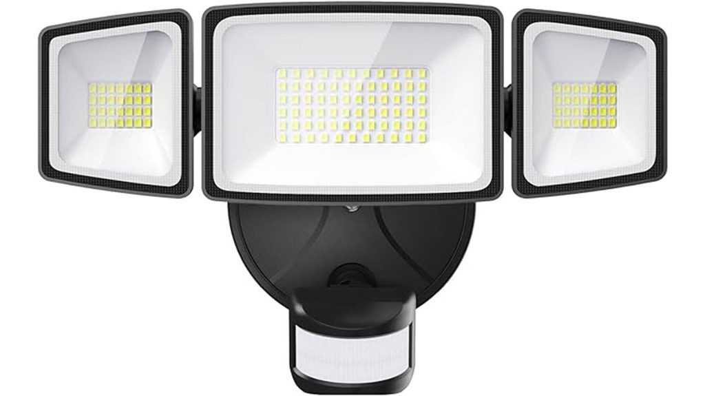 motion activated led security light