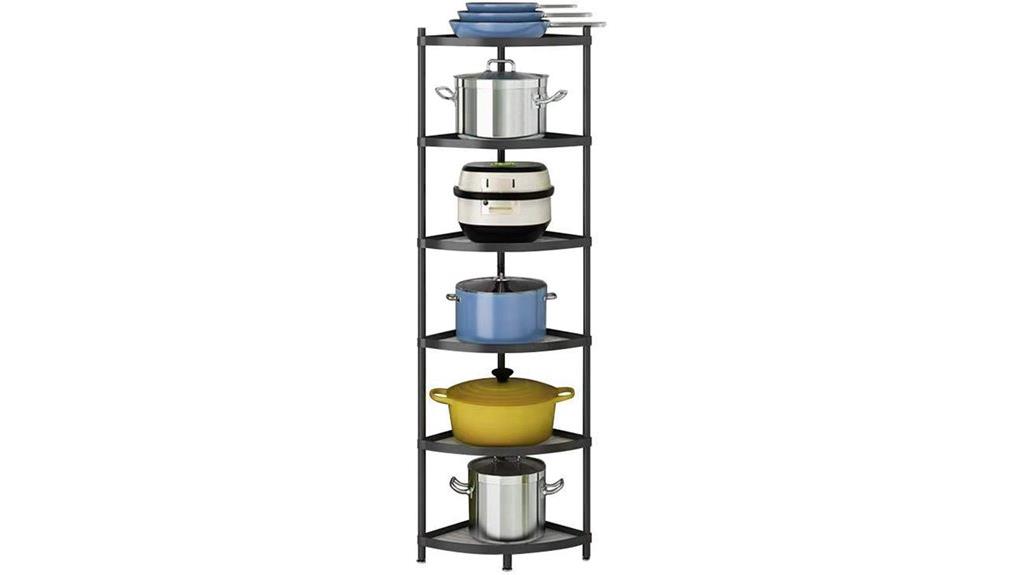 multi tiered stainless steel organizer