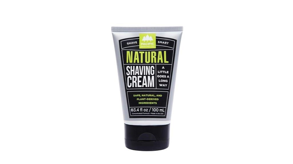 natural shaving cream with shea
