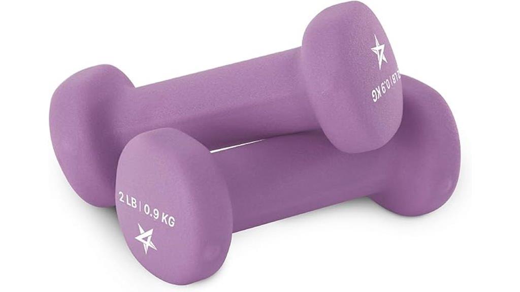 neoprene coated dumbbell weight sets