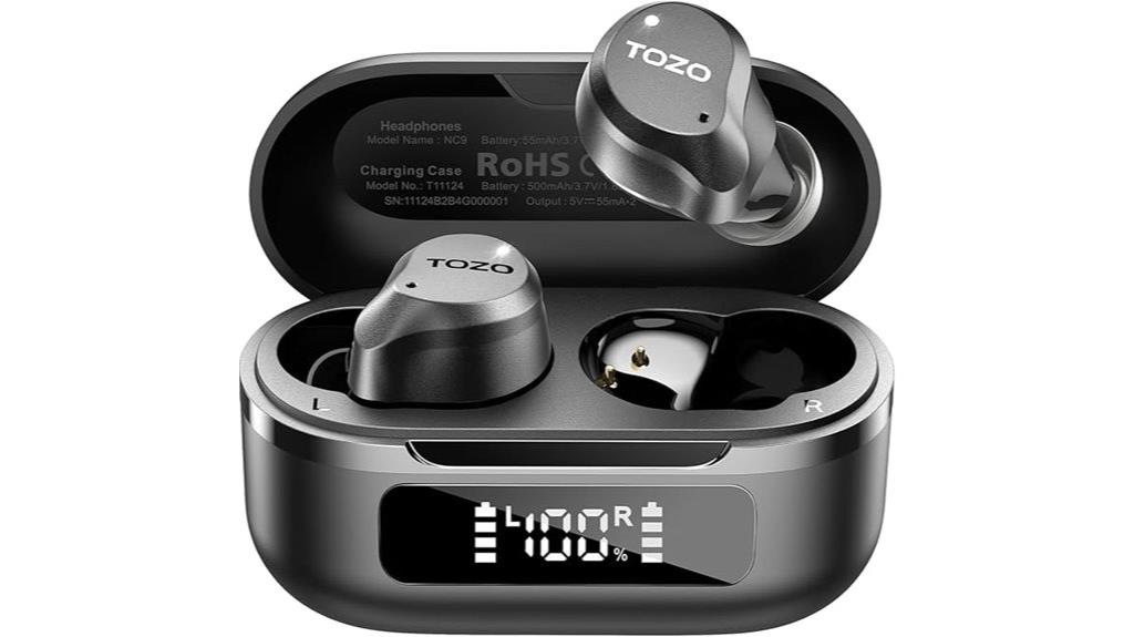 noise cancelling wireless earbuds with hybrid design