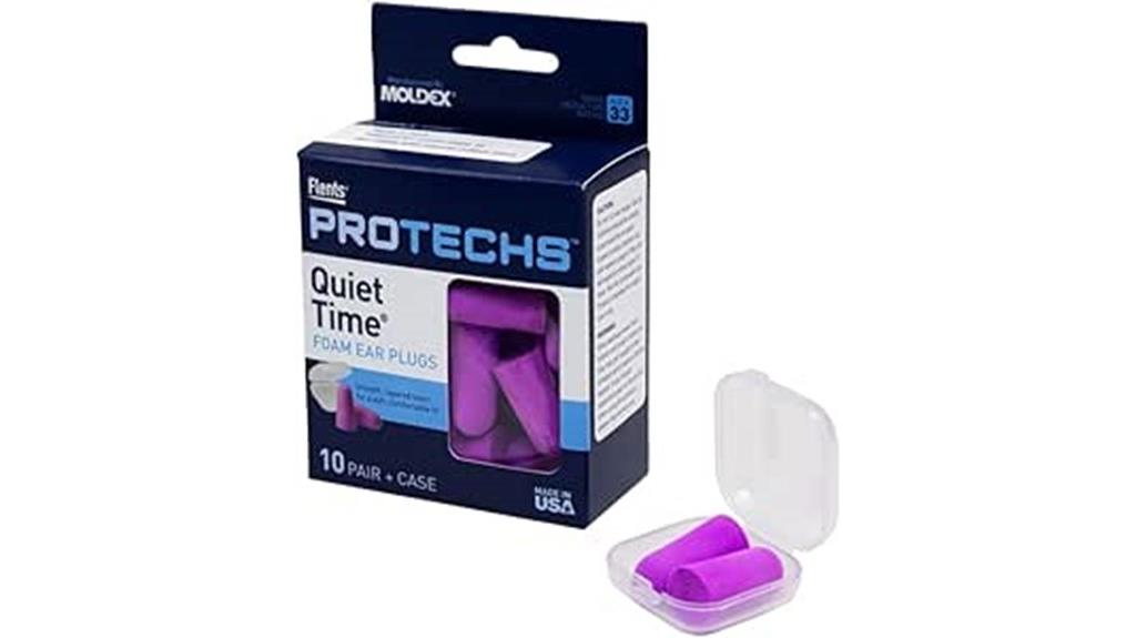 noise reducing foam ear plugs