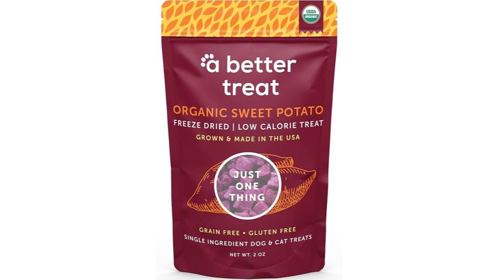 organic freeze dried purple sweet potato treats