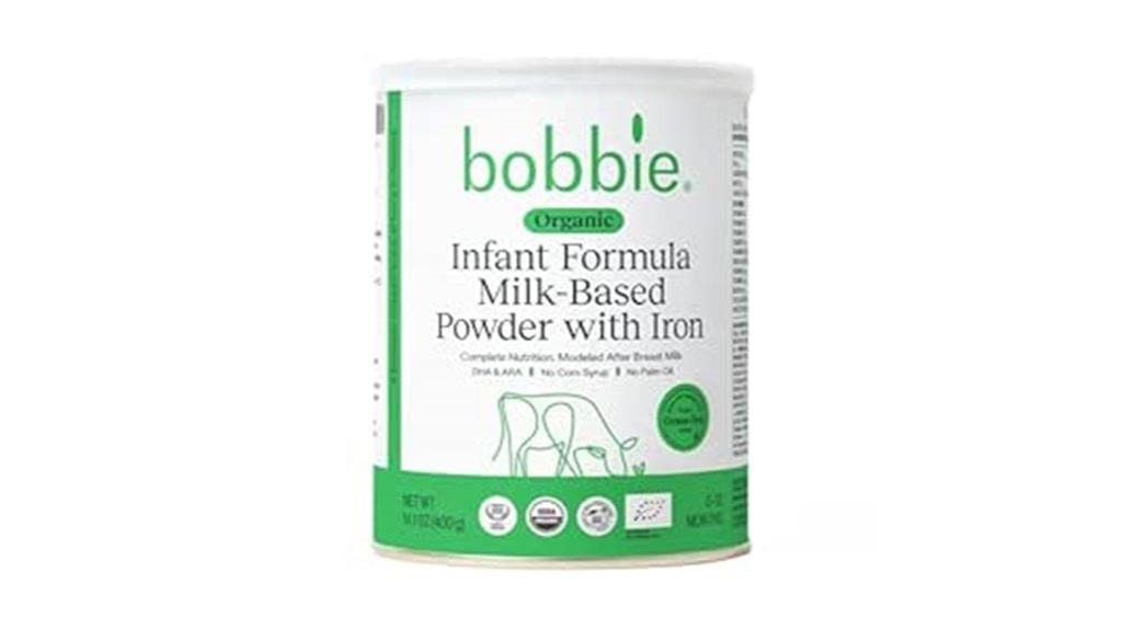 organic infant formula for newborns