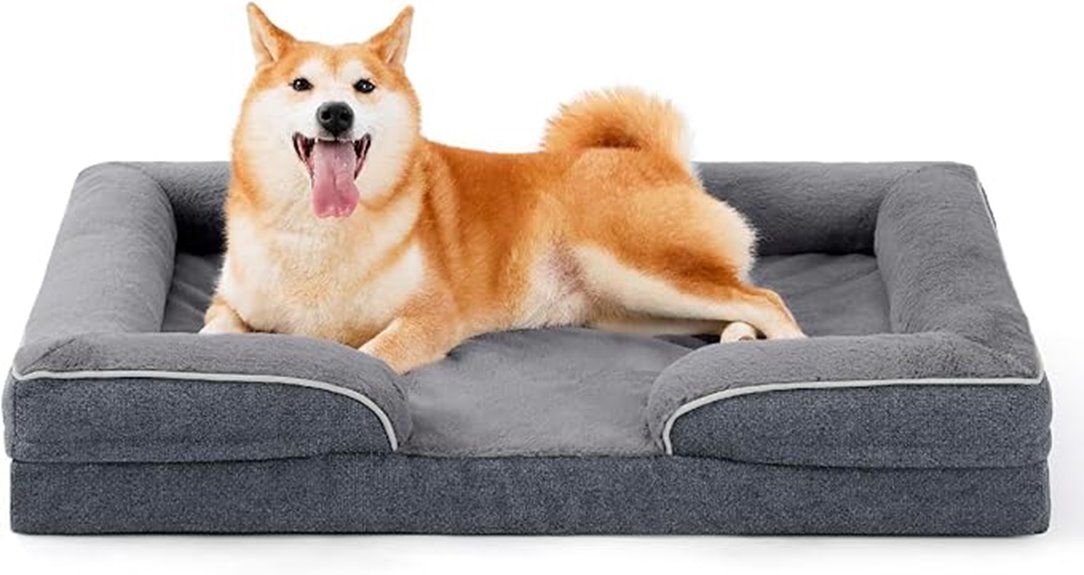 orthopedic dog bed for large