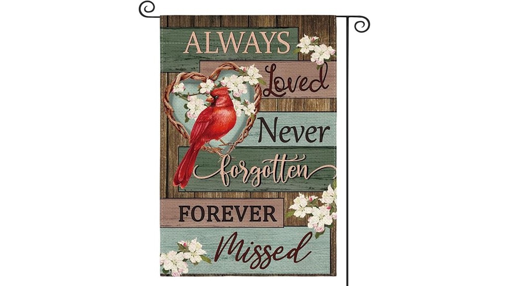 outdoor memorial garden flag