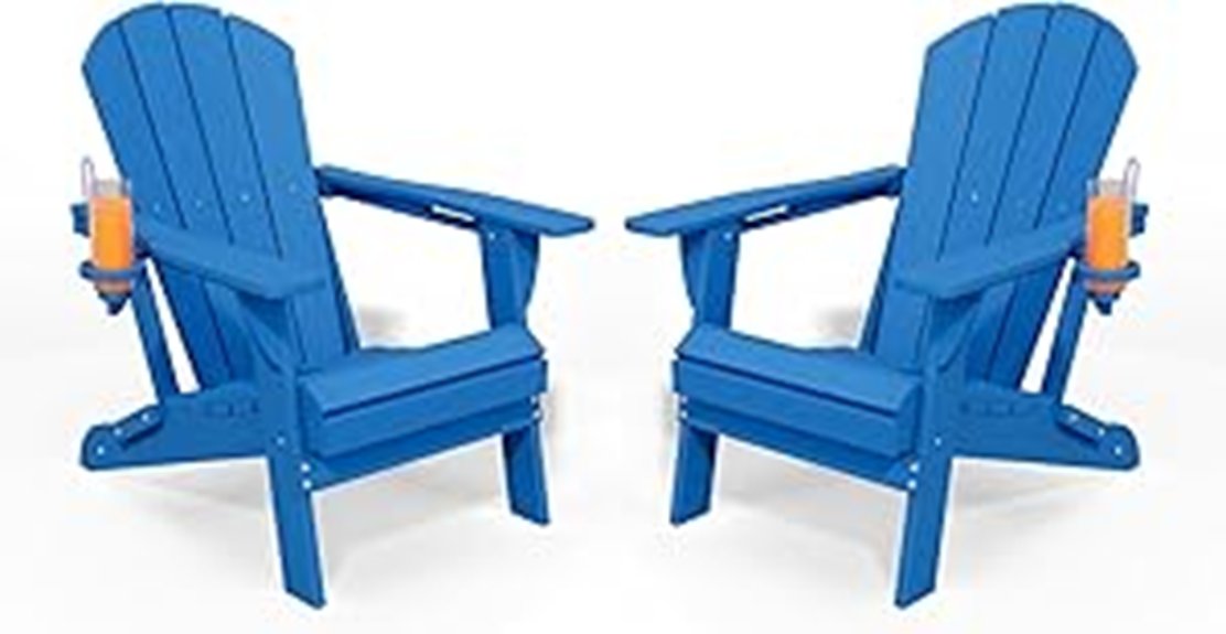 outdoor patio backyard folding chairs