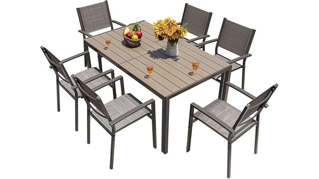 outdoor patio dining furniture set