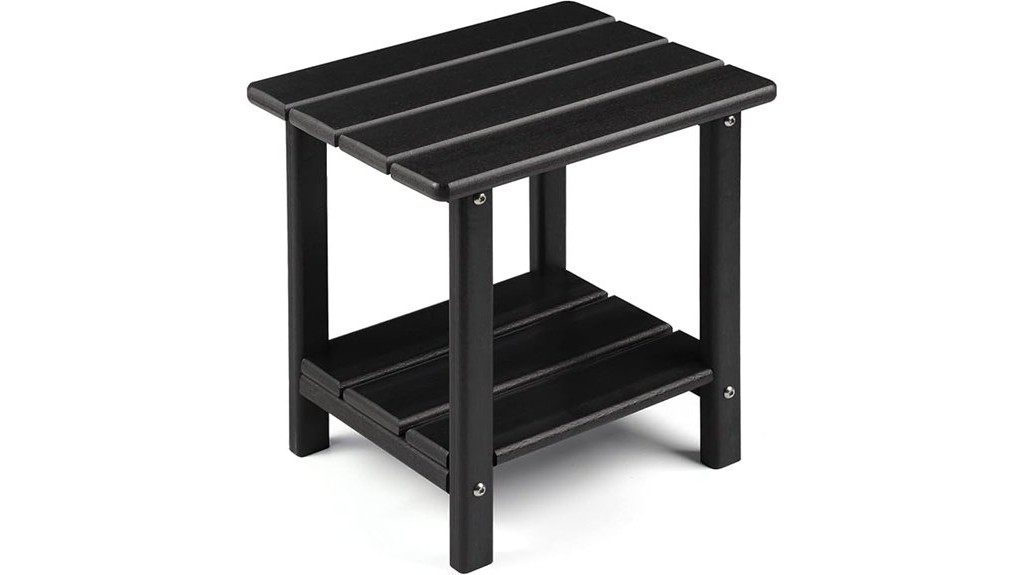 outdoor patio pool side table