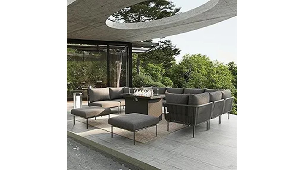 outdoor patio sectional sofa set