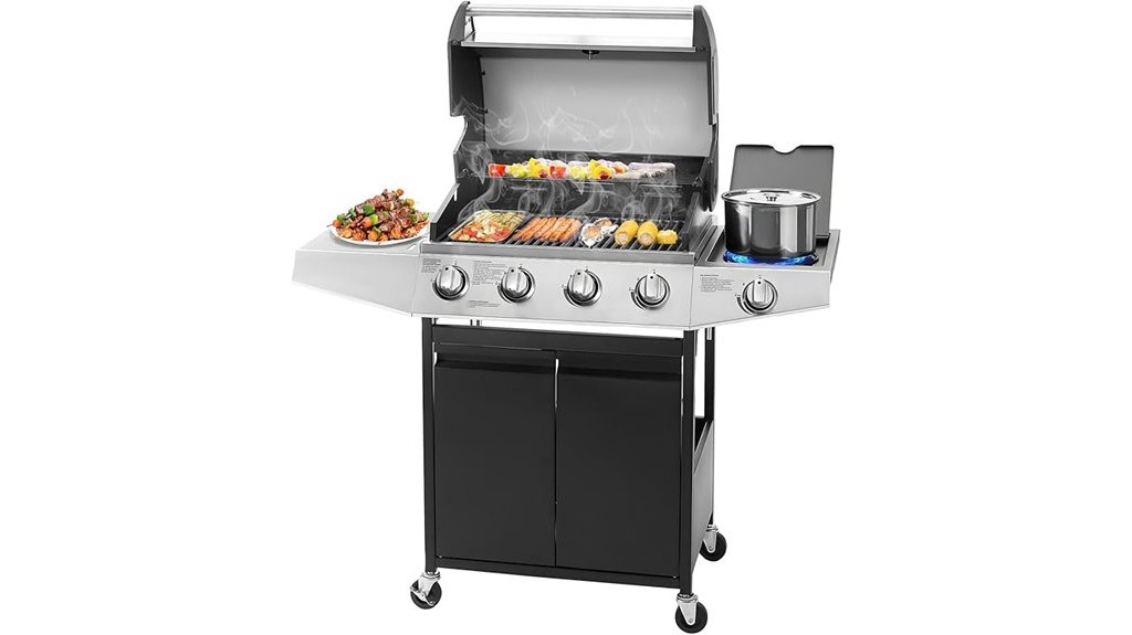 outdoor propane gas grill