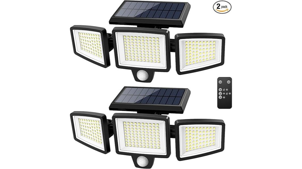 outdoor solar motion activated security lights