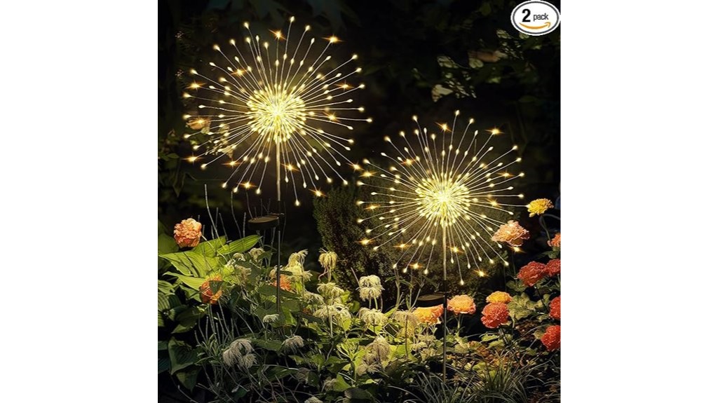 outdoor solar powered garden decorative lights
