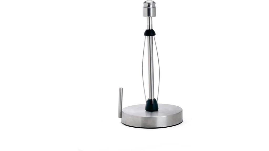 paper towel holder silver