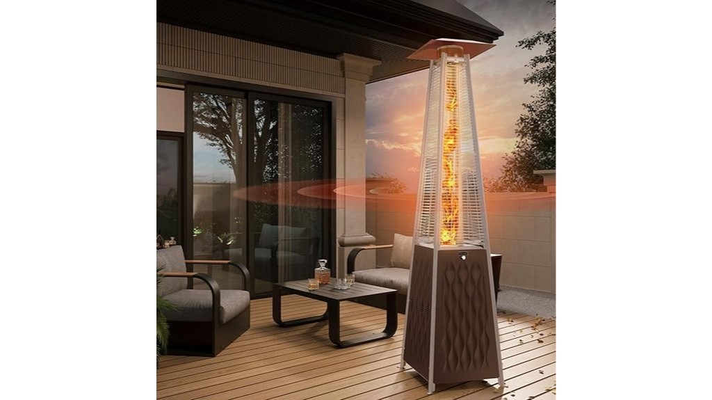 patio propane heater with wheels