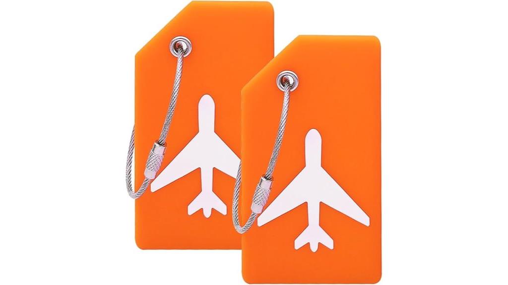 personalized silicone luggage identification tag