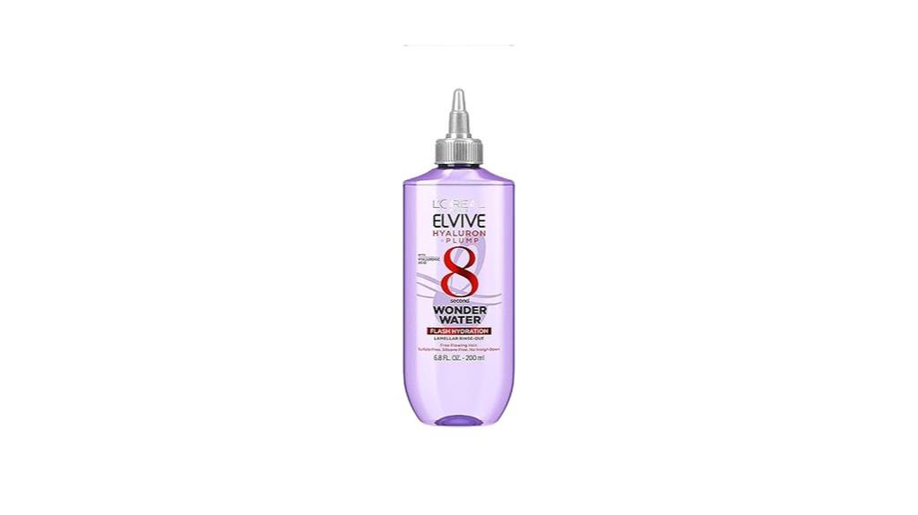 plumping hyaluronic acid hair rinse