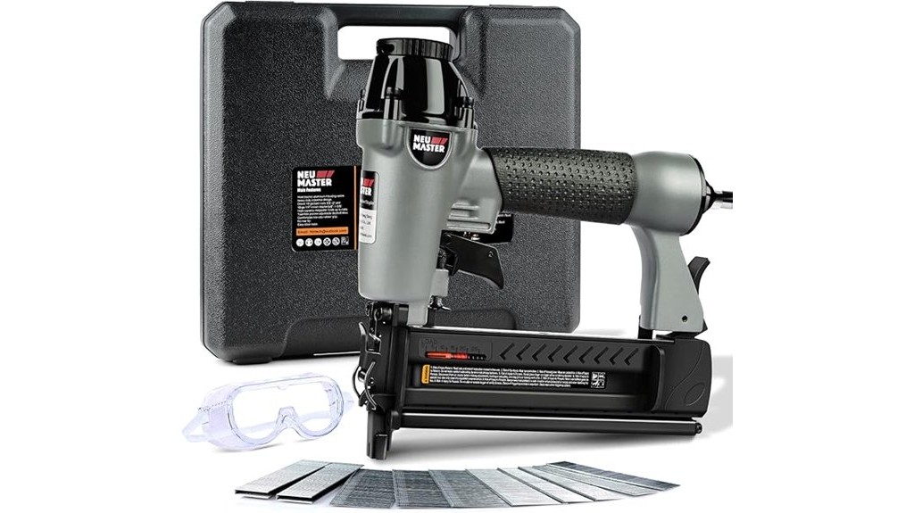 pneumatic 2 in 1 brad nailer stapler