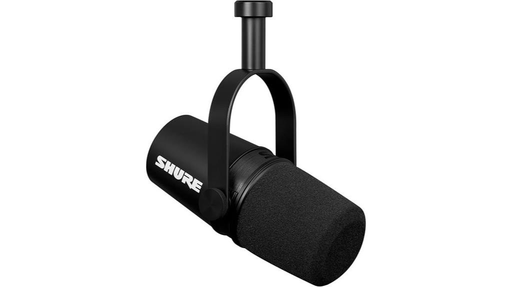 podcast focused vocal recording microphone
