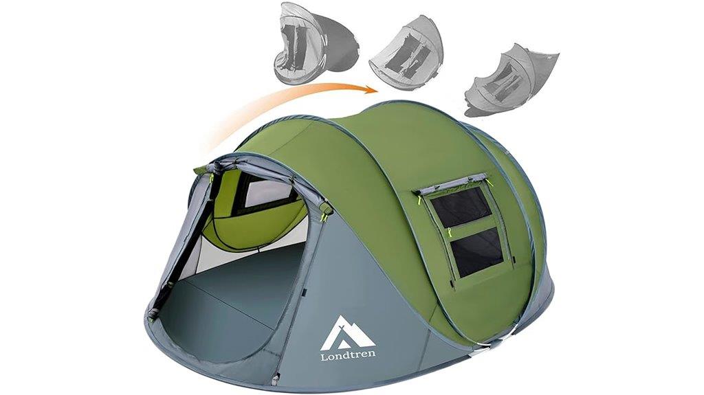 pop up camping tent for four