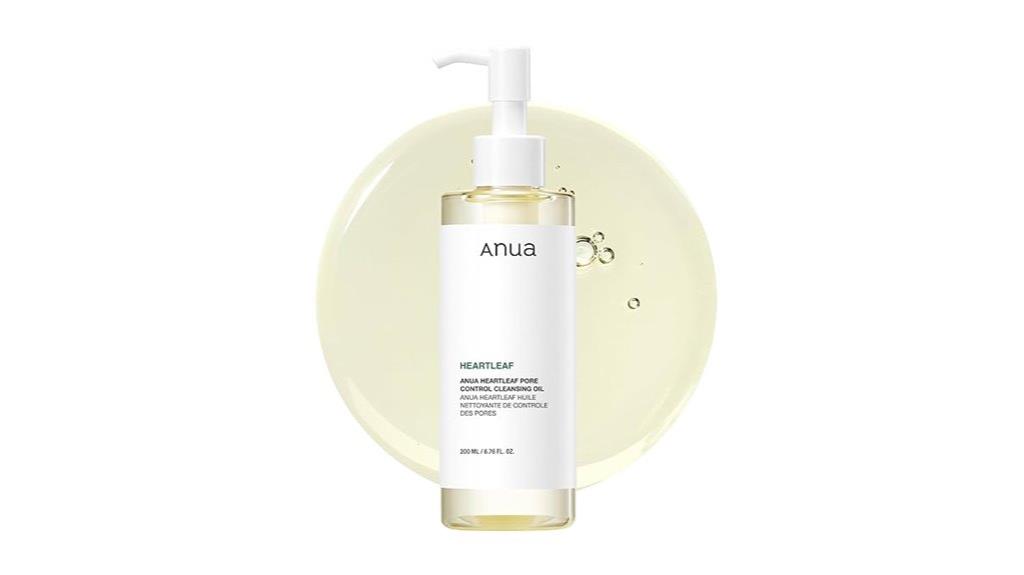pore controlling facial cleansing oil