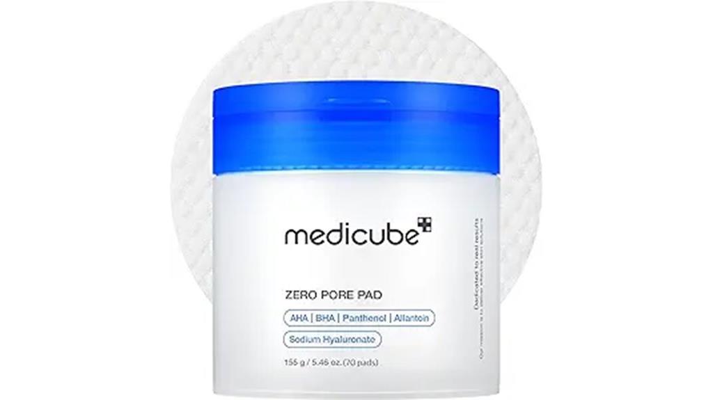 pore refining skin care pads