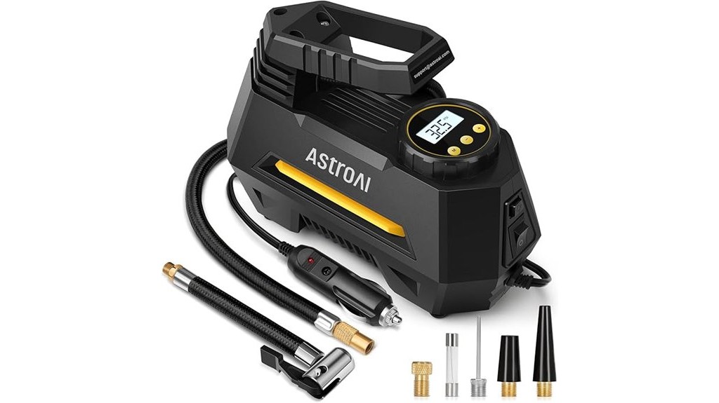 portable automotive digital inflator