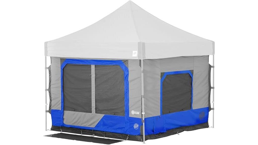 portable canopy camping shelter royal blue