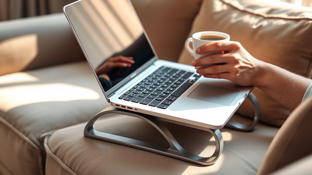 portable computer lap stands