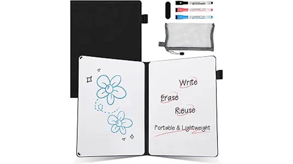 portable dry erase notebook