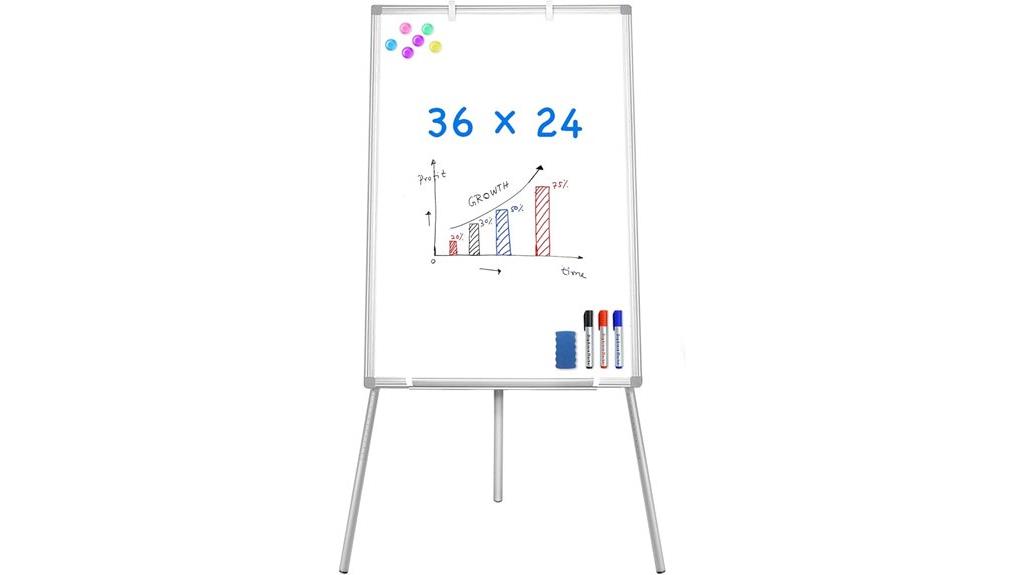 portable magnetic dry erase whiteboard tripod