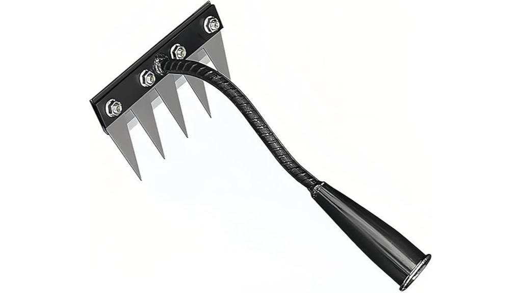 portable manual detachable gardening rake
