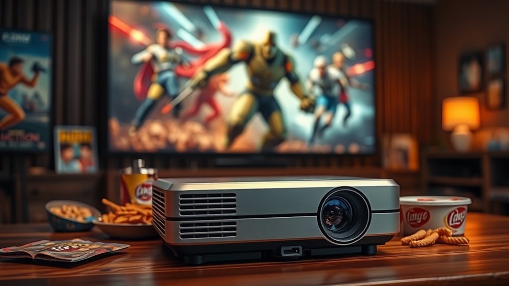 portable projectors home entertainment