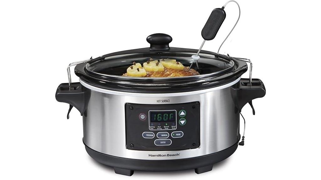 portable slow cooker 6 quart capacity