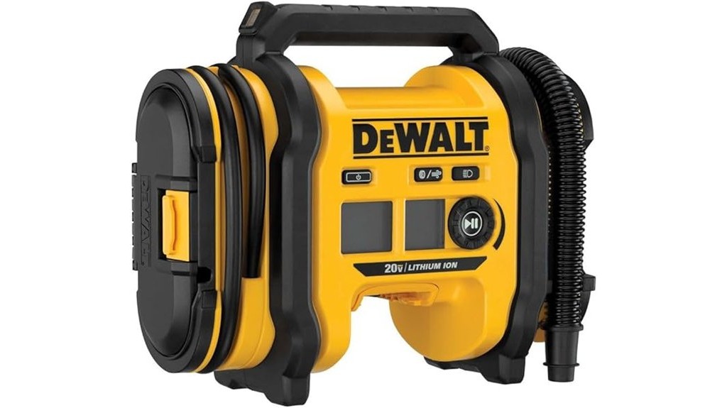 portable tire inflator air compressor