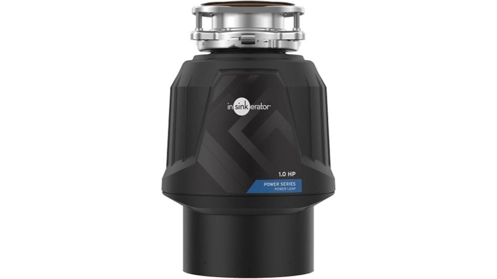 powerful 1hp black garbage disposal