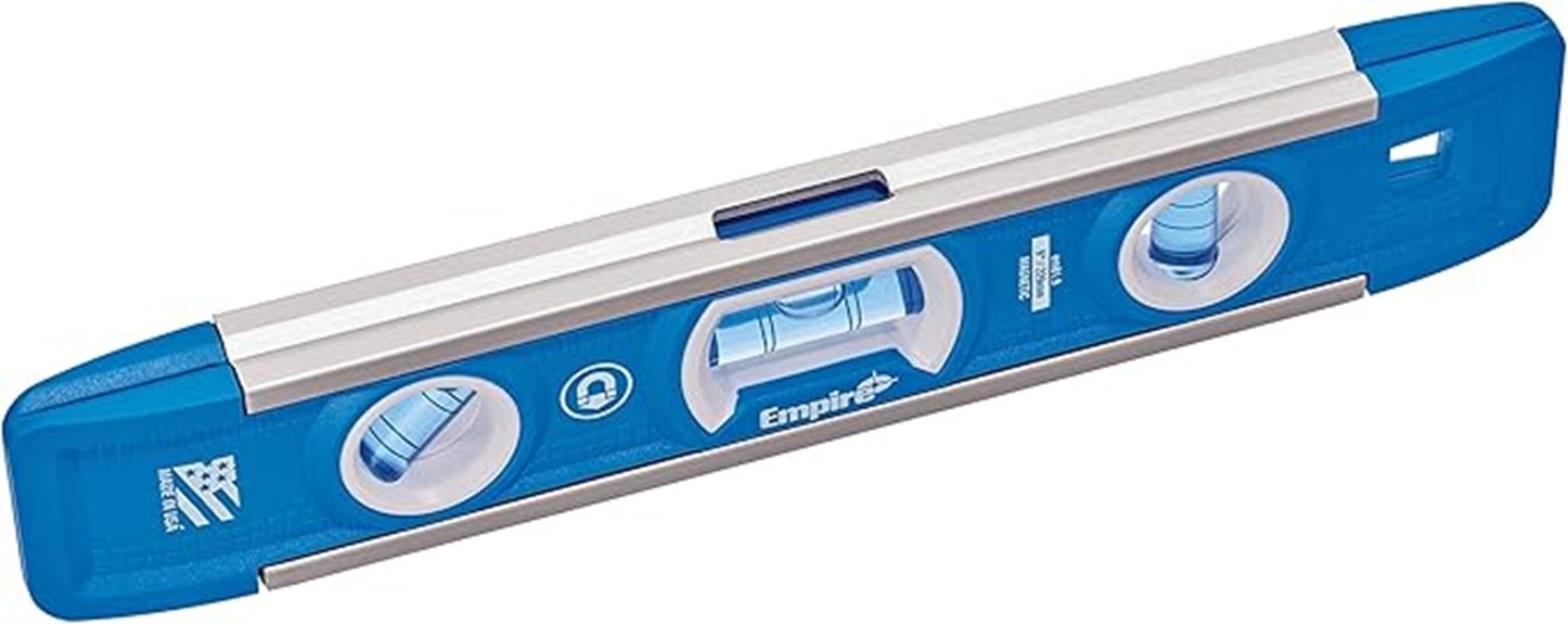powerful magnetic torpedo shaped level