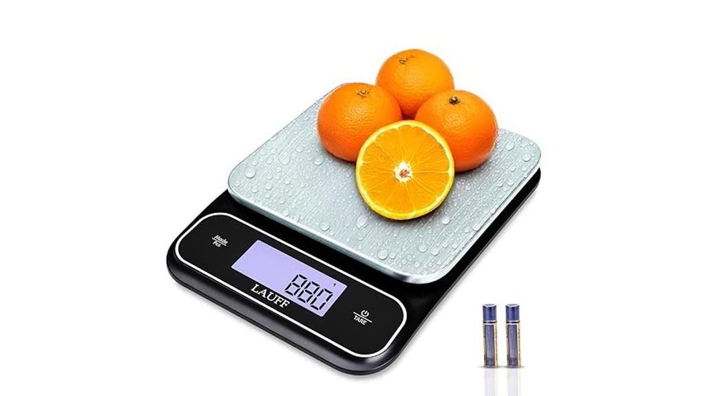 precise weight measurement digital food scale